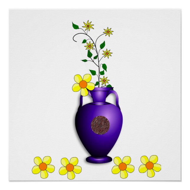 Poster floral (Anverso)