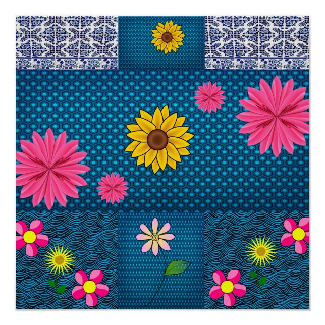Poster floral (Anverso)