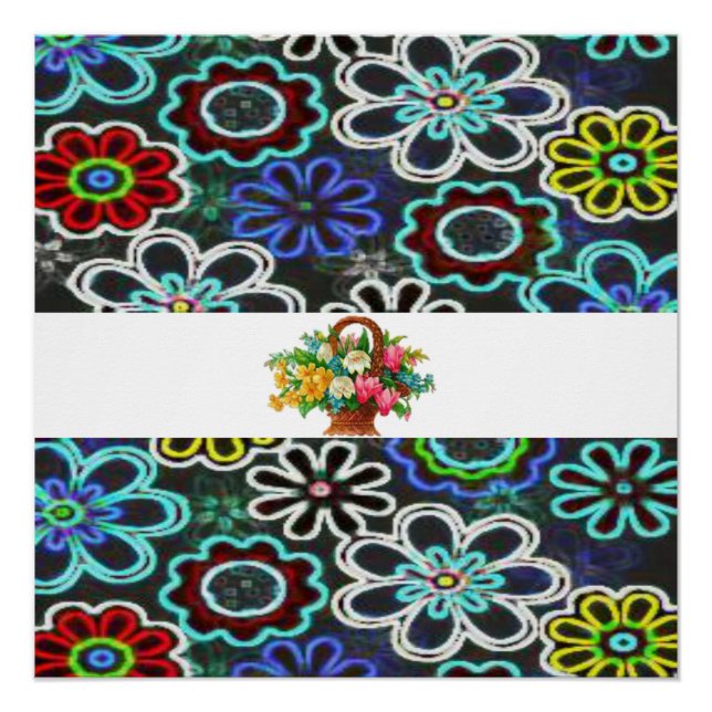 Poster floral (Anverso)