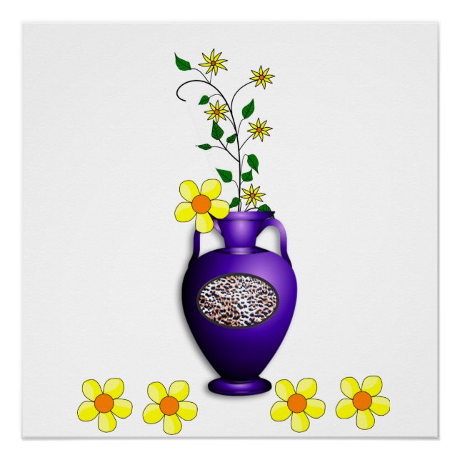 Poster floral (Anverso)