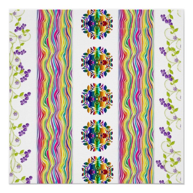 Poster floral (Anverso)