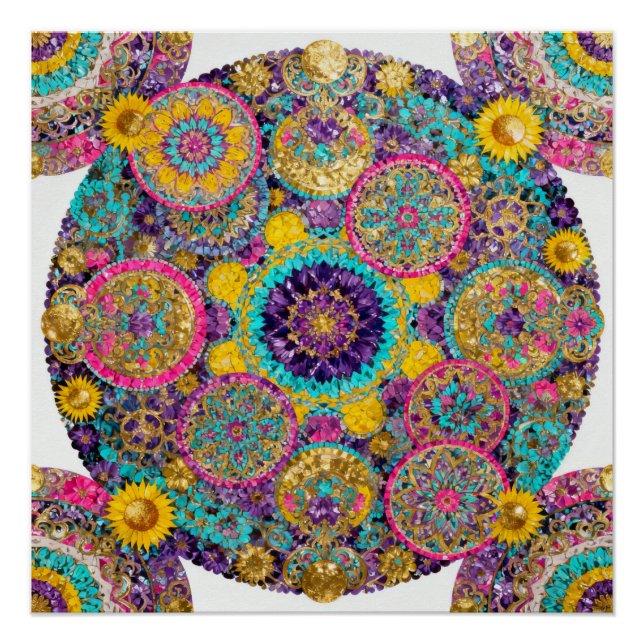 Póster Floral (Anverso)