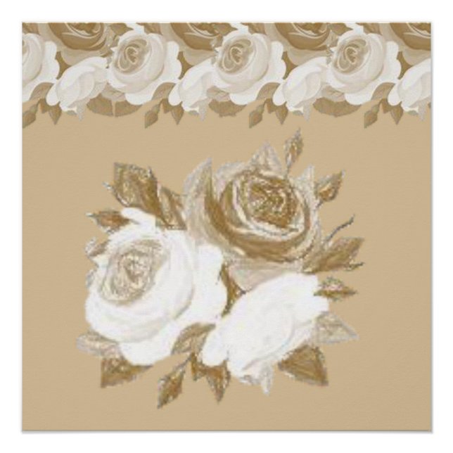 Poster floral (Anverso)