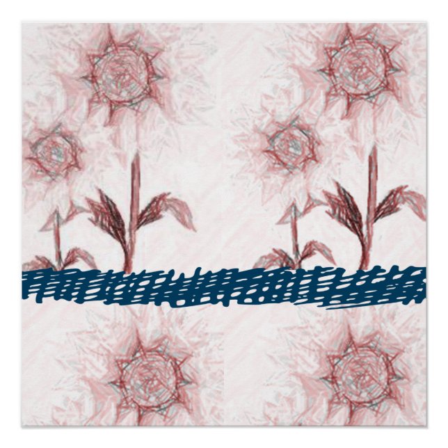 Poster floral (Anverso)