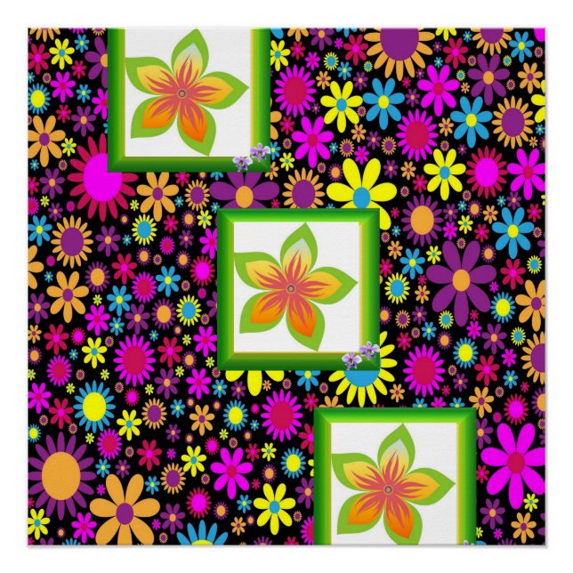 Poster floral (Anverso)