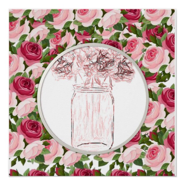 Poster floral (Anverso)