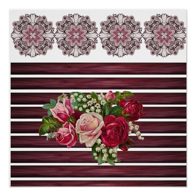 Poster floral (Anverso)