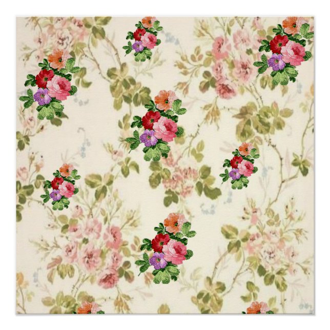 Poster floral (Anverso)