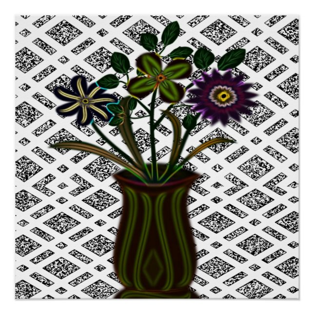 Poster floral (Anverso)