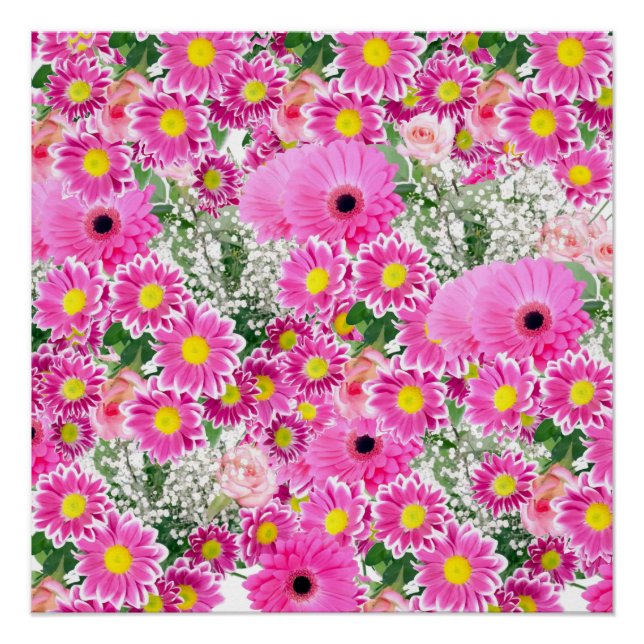 Poster floral (Anverso)