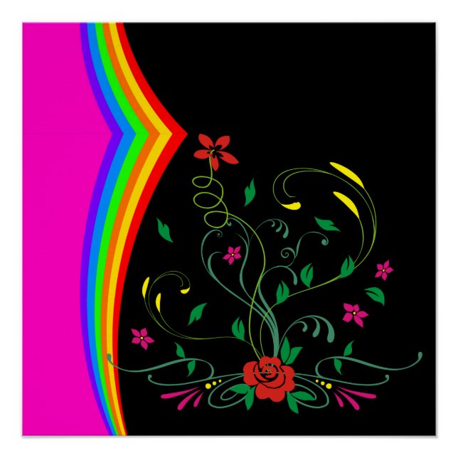 Poster floral (Anverso)