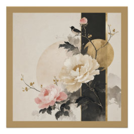 Póster "Floral Abstracto"
