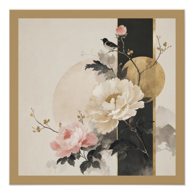 Póster "Floral Abstracto" (Anverso)