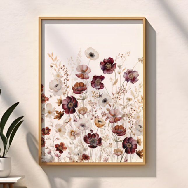 Póster Floral Acuarela Moderna (Subido por el creador)