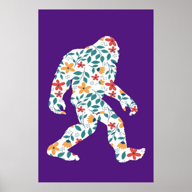 PÓSTER FLORAL BIGFOOT (Frente)