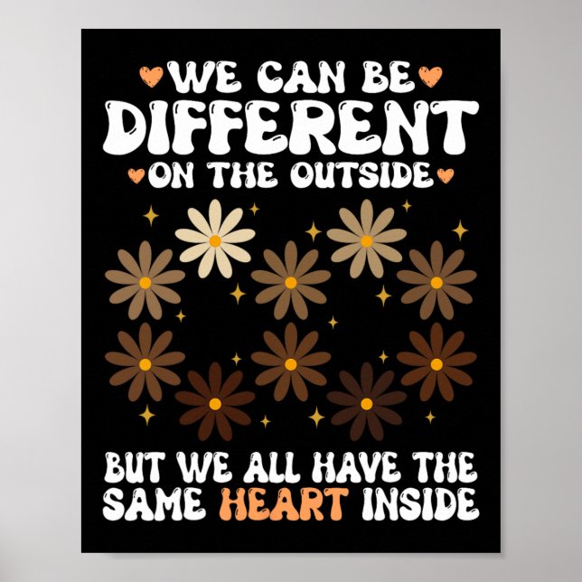 Póster Floral Black History Mono (Frente)