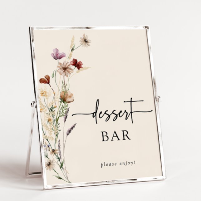 Póster Floral Boho Baby Shower Poster (Floral Boho Baby Shower Poster
)