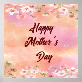 Póster Floral brillante | Día de la Madre 2024