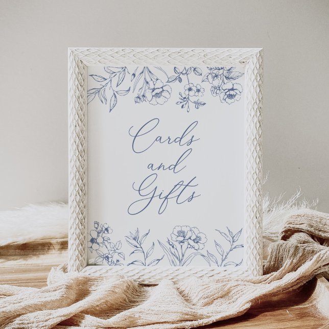 Póster Floral Chinoiserie Tarjetas de ducha de novia y re (Subido por el creador)