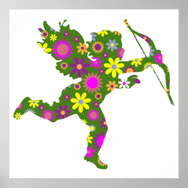 PÓSTER FLORAL CUPID (Frente)