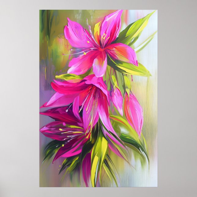 Póster Floral de 1296 (Frente)