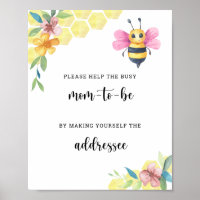 Floral de abejas - Ayuda a la futura madre ocupada
