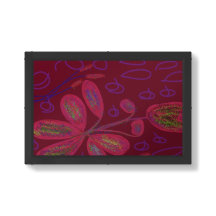 Póster floral de colores brillantes