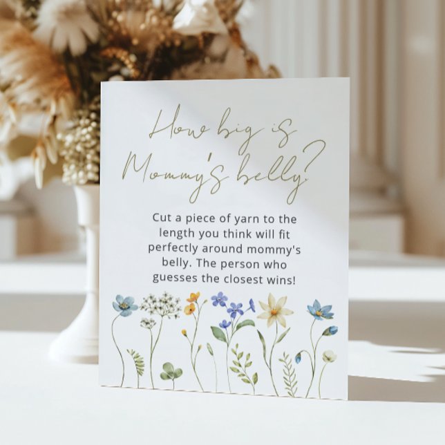 Póster Floral de flores silvestres Qué grande es el vient (Subido por el creador)