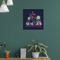 Floral Deathly Hallow Graphic