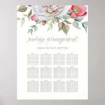 Floral Delicada | Gráfico de asientos