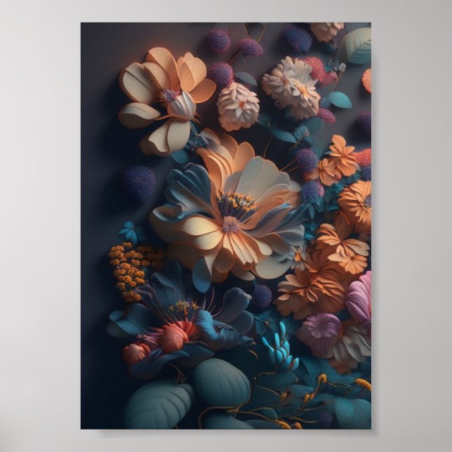 Póster Floral Frenzy (Frente)