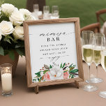 Póster Floral Magnolia Rosa Bridal Shower Mimosa Bar Rótu<br><div class="desc">Sumérjase en la elegancia y el encanto de su ducha nupcial con nuestro Rótulo Floral Magnolia Rosa Mimosa Bar. Este hermoso cartel presenta una magnolia delicada y acentos florales rosas,  lo que lo convierte en el complemento perfecto para su configuración de bar mimosa.</div>