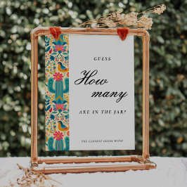 Póster Floral mexicana cuántos besos Rótulo de ducha de n