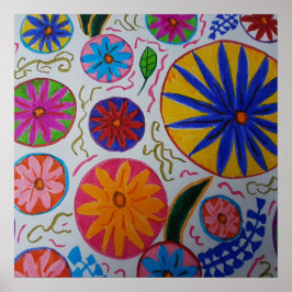 Póster Floral moderna