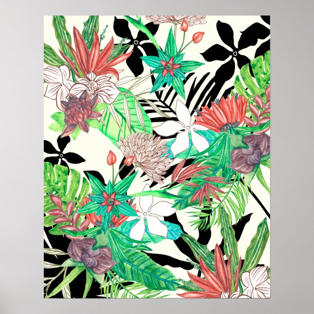 Póster Floral Paradise II (Frente)