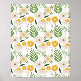 Póster Floral Pattern