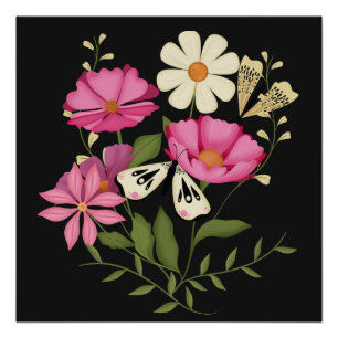 Póster Floral primaveral