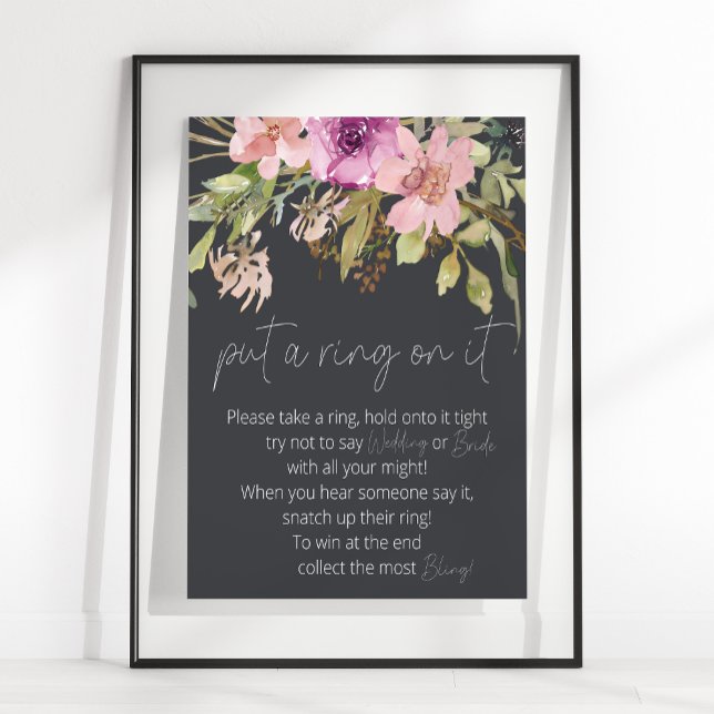 Póster Floral Púrpura Rosa Polvorienta En El Juego (Subido por el creador)