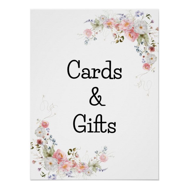 Póster Floral silvestre Bouquet Babyducha (Anverso)