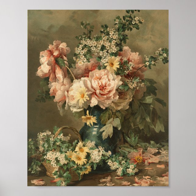 Póster Floral Still Life Fine Art Poster Print (Frente)