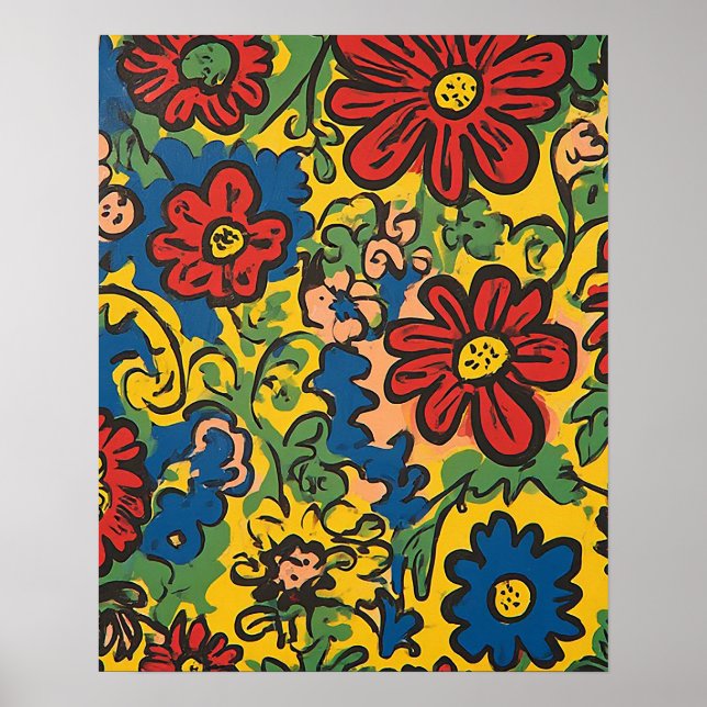 Póster Floral Symphony (Frente)