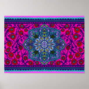 Póster Floral Tapestry