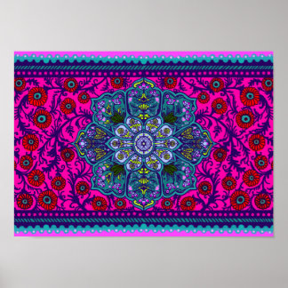Póster Floral Tapestry