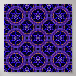 Póster Florales Moderno Boho Elegante Patrón Abstracto #5