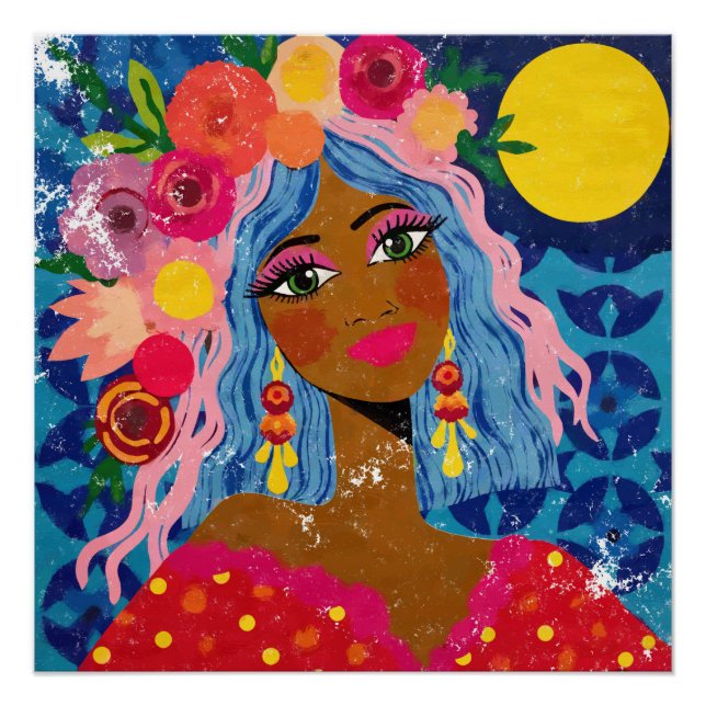 Póster Florecer bajo el sol (Anverso)