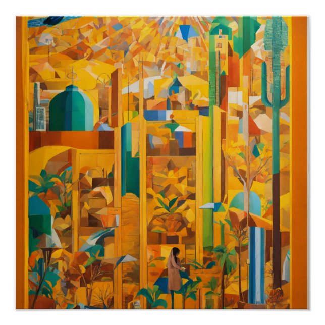 Póster Florecer en armonía un futuro sostenible (Anverso)