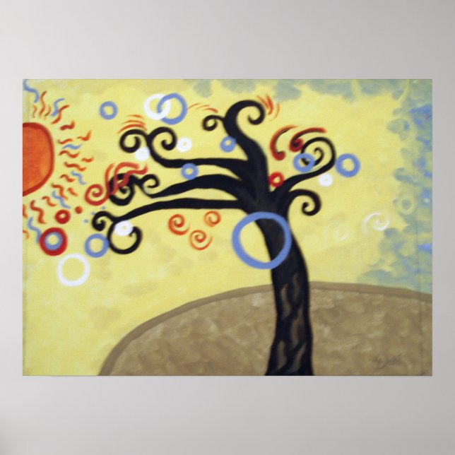 Póster Florecer en el viento (Frente)