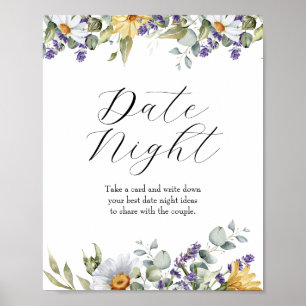 Póster Florecer Flor Silvestre Ideas para Noche de Fech