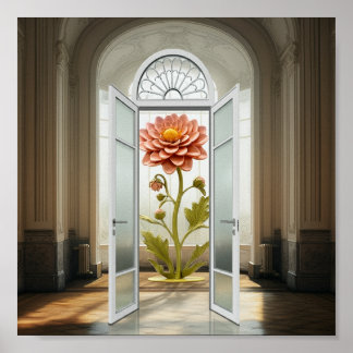 Póster Florecer sin límites