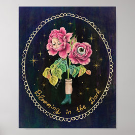 Póster Floreciendo en la oscuridad